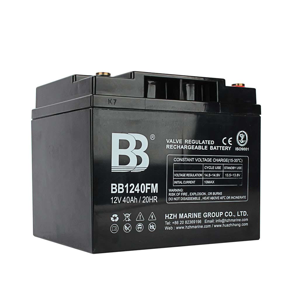 深循环船用蓄电池 12V 40Ah BB1240FM