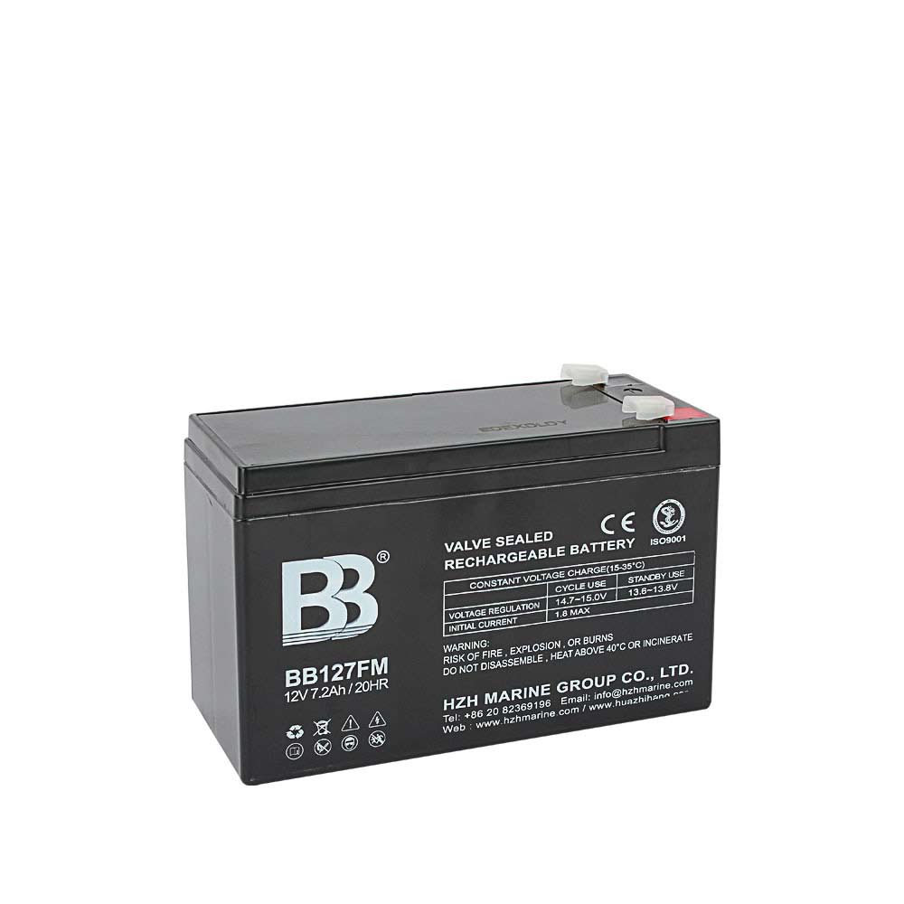 深循环船用蓄电池 12V 7.2Ah BB127FM