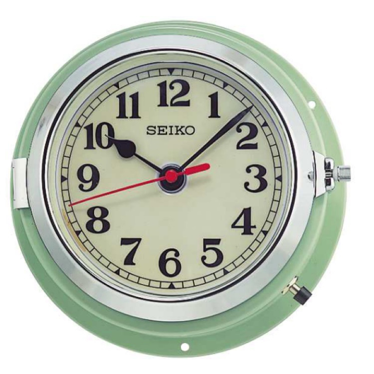 Seiko MC-006 海事子钟 | 30秒制式船舶壁挂同步时钟