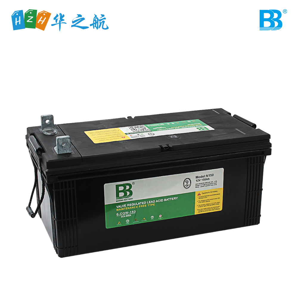 船用启动蓄电池 12V 150Ah 830A CCA 1070A MCA