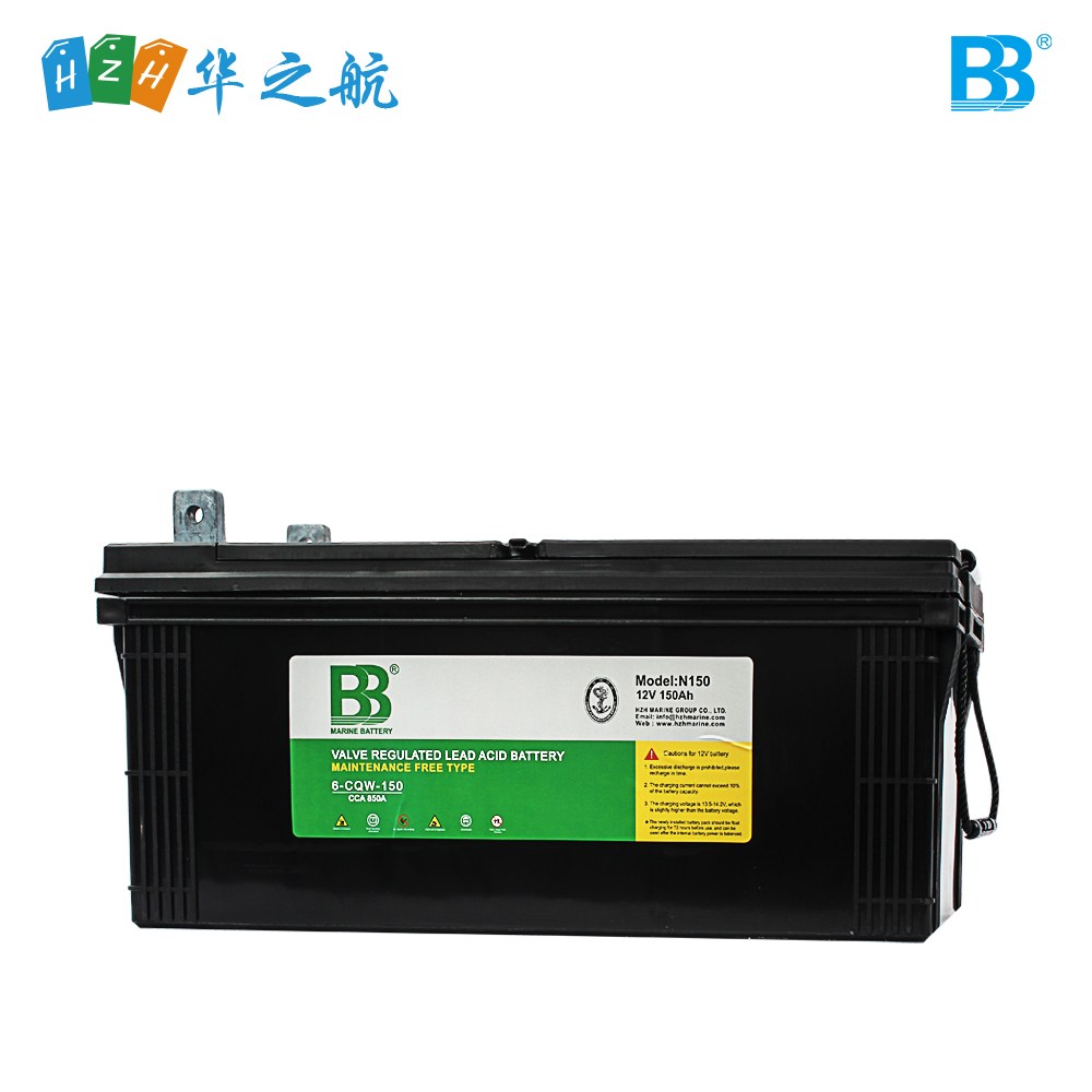 船用启动蓄电池 12V 150Ah 830A CCA 1070A MCA