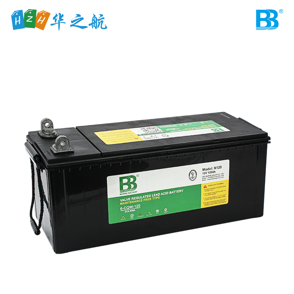 船用启动蓄电池 12V 120Ah 830A CCA 1070A MCA