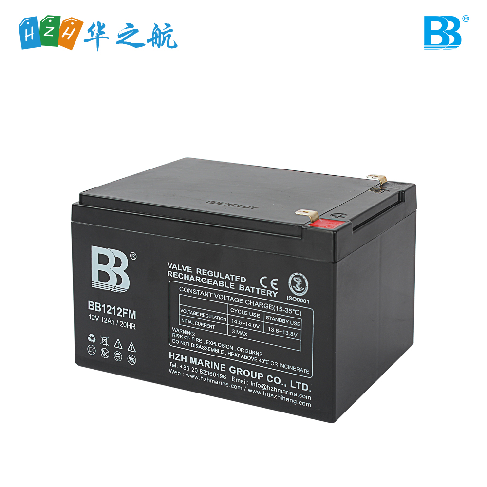 深循环船用蓄电池 12V 12Ah BB1212FM