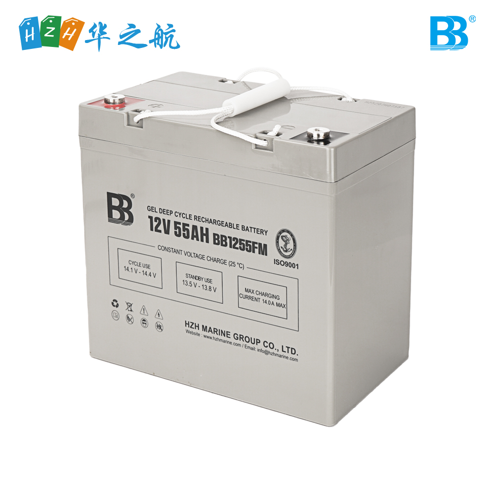 BB 12V 55Ah 深循环船舶蓄电池 BB1255FM