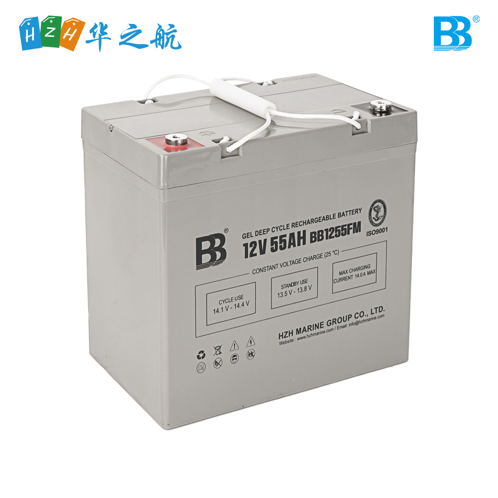 BB 12V 55Ah 深循环船舶蓄电池 BB1255FM
