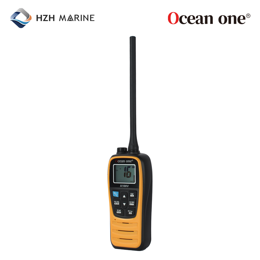 漂浮闪光 IPX7潜水级防水 海事VHF对讲机 A100V OCEAN ONE