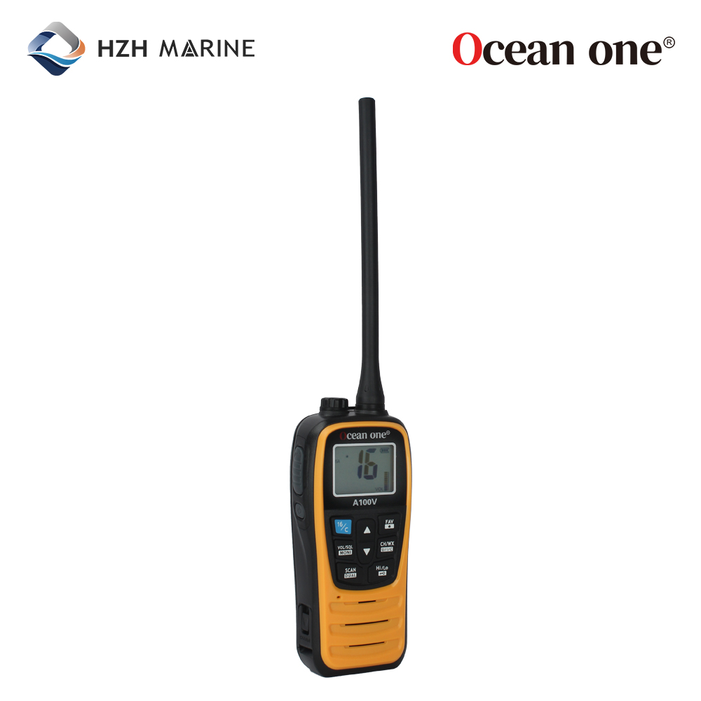 漂浮闪光 IPX7潜水级防水 海事VHF对讲机 A100V OCEAN ONE