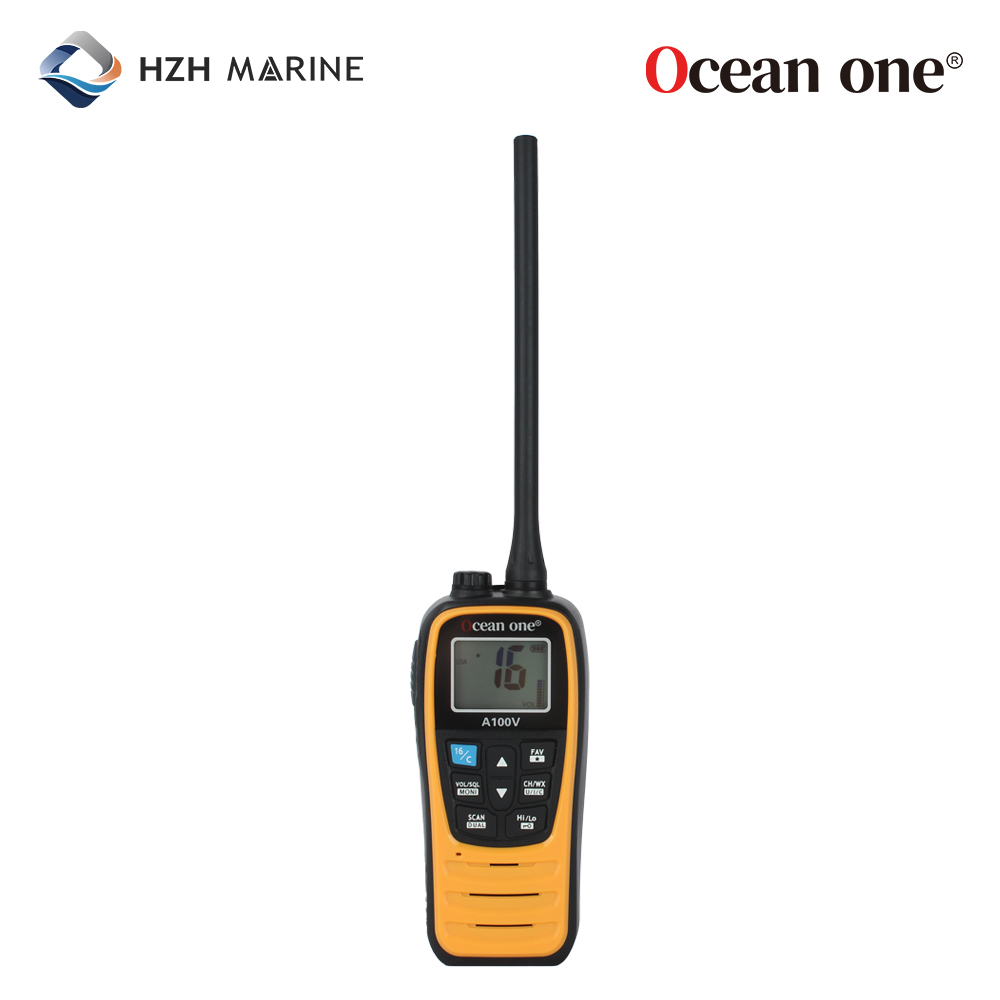 漂浮闪光 IPX7潜水级防水 海事VHF对讲机 A100V OCEAN ONE