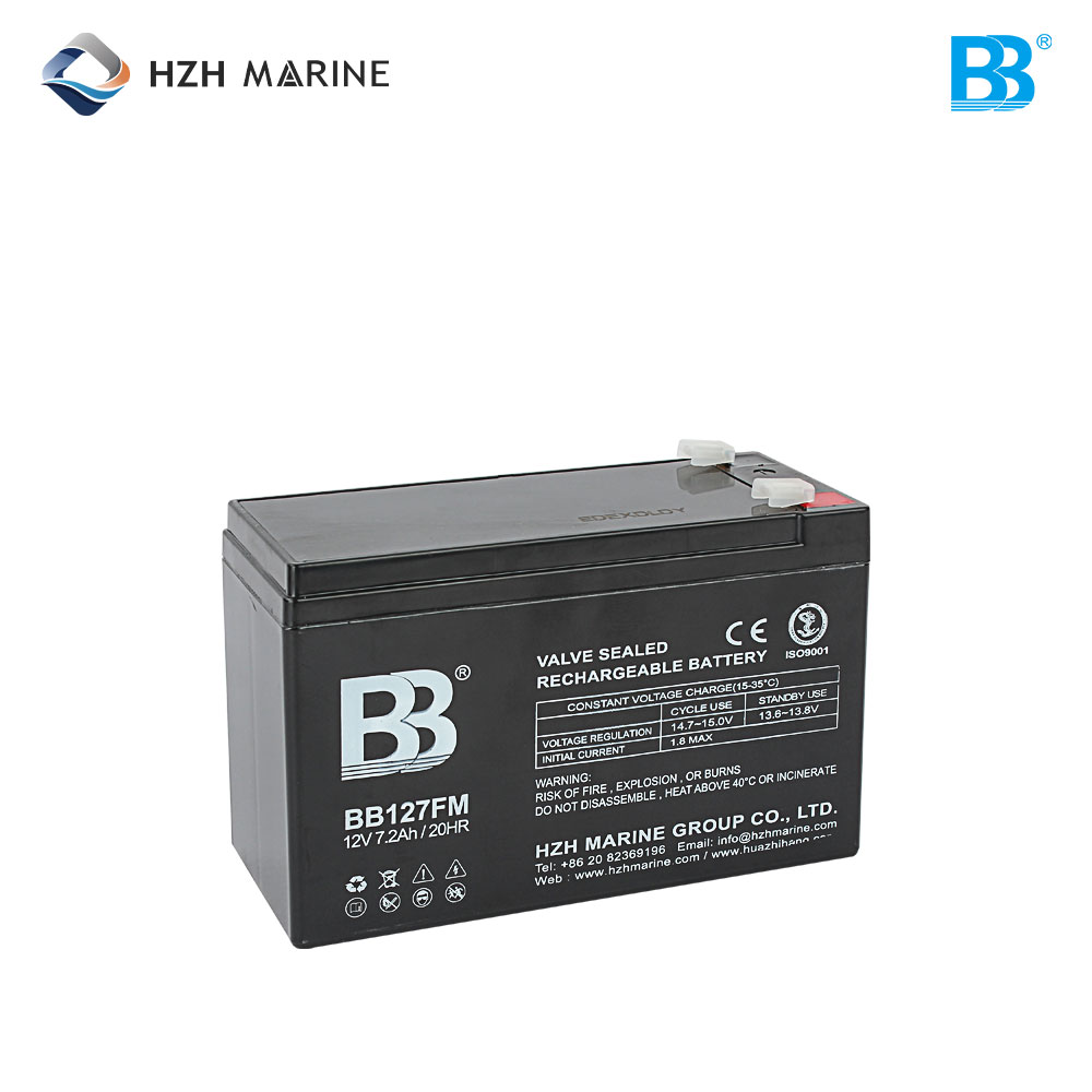 深循环船用蓄电池 12V 7.2Ah BB127FM