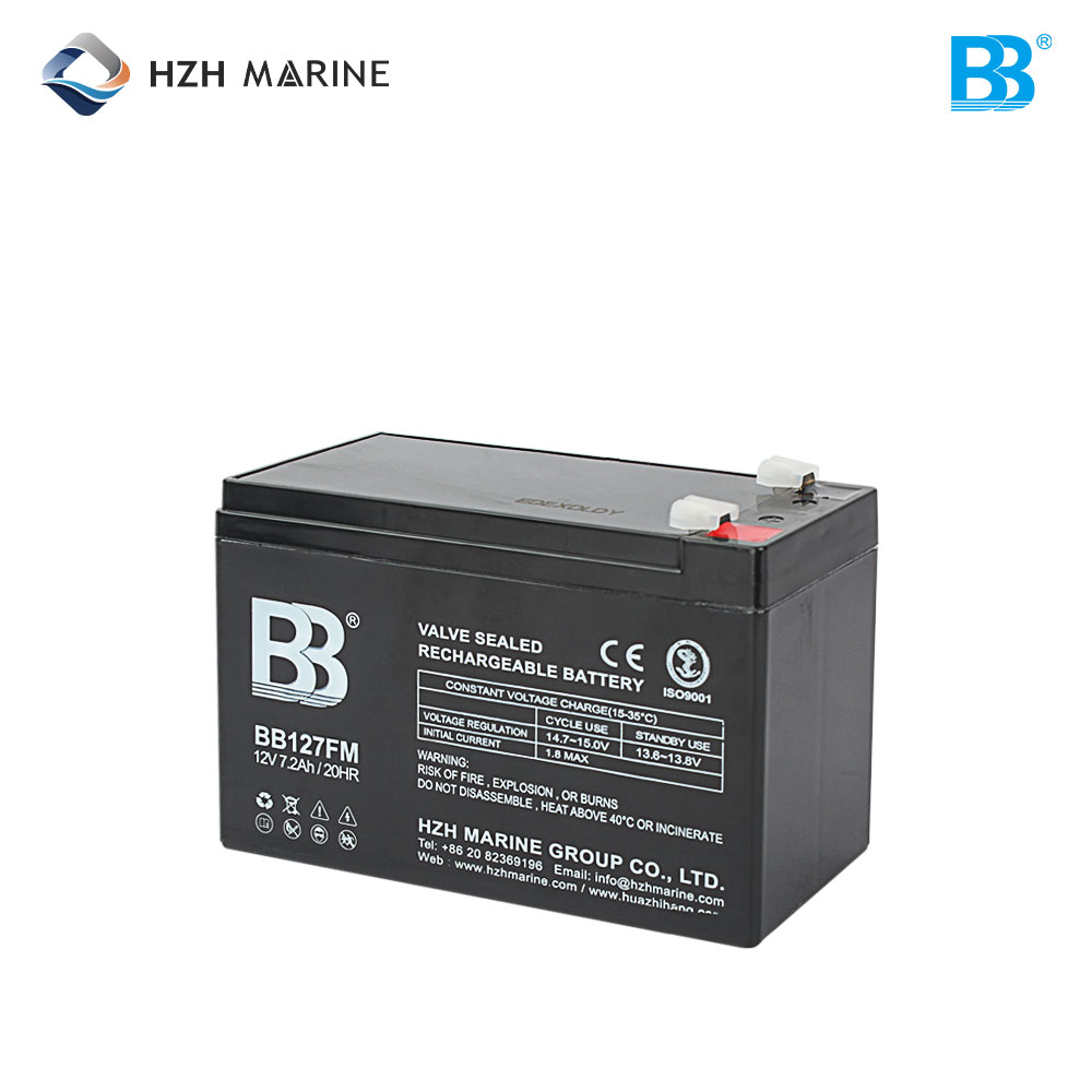 深循环船用蓄电池 12V 7.2Ah BB127FM