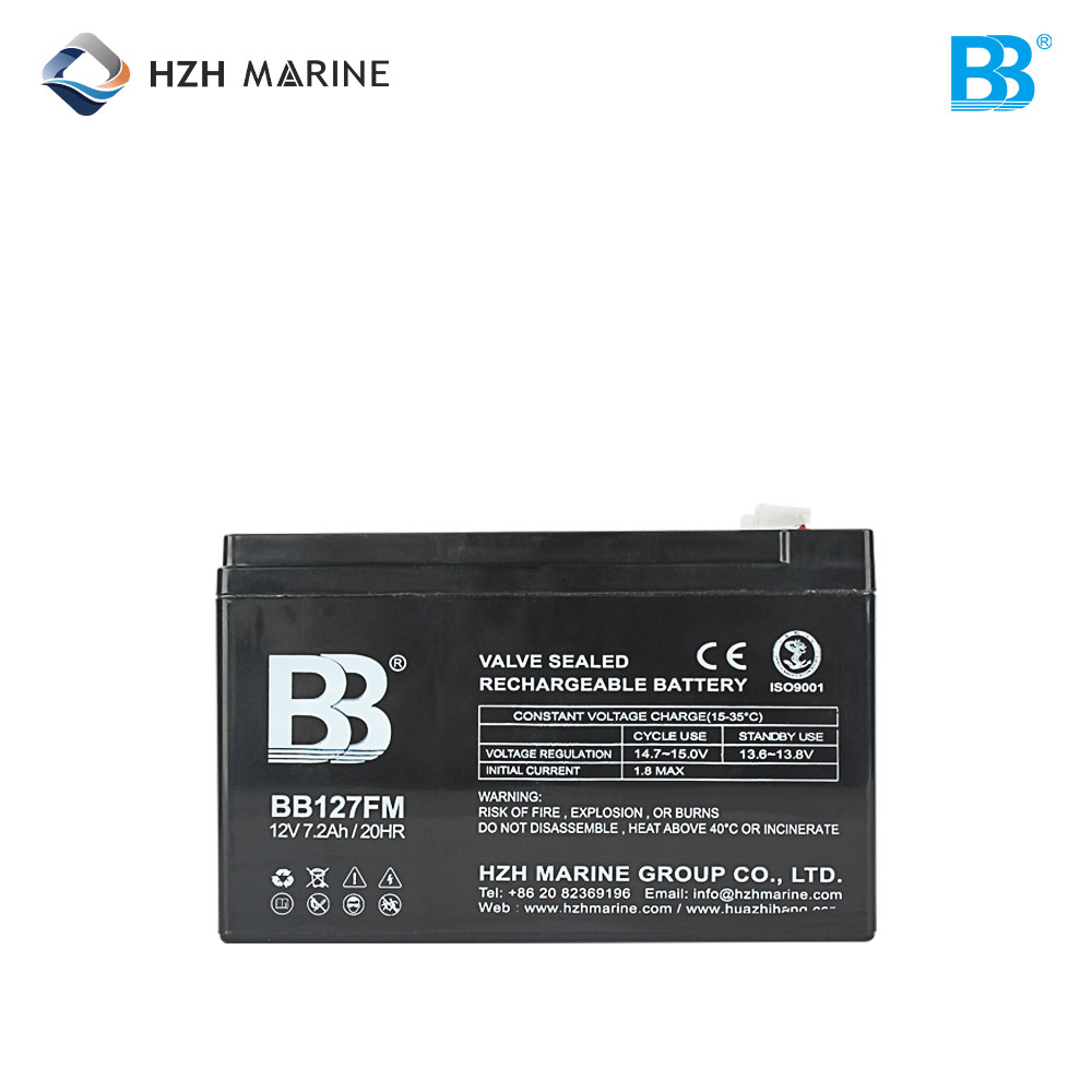 深循环船用蓄电池 12V 7.2Ah BB127FM