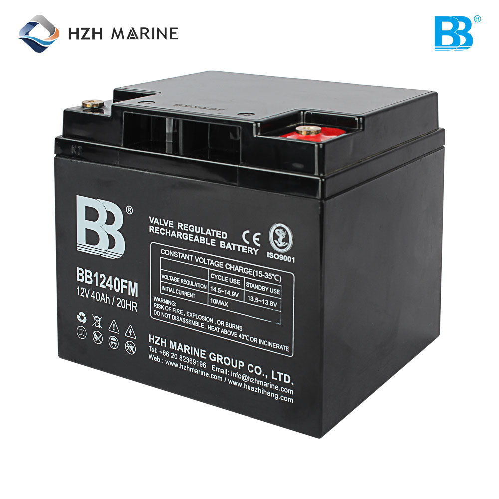 深循环船用蓄电池 12V 40Ah BB1240FM