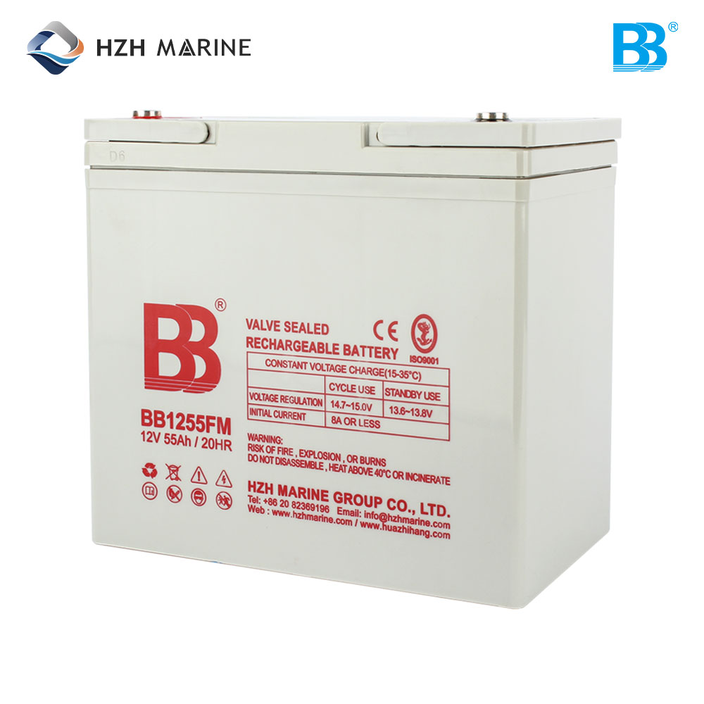 深循环船用蓄电池 12V 55Ah BB1255FM