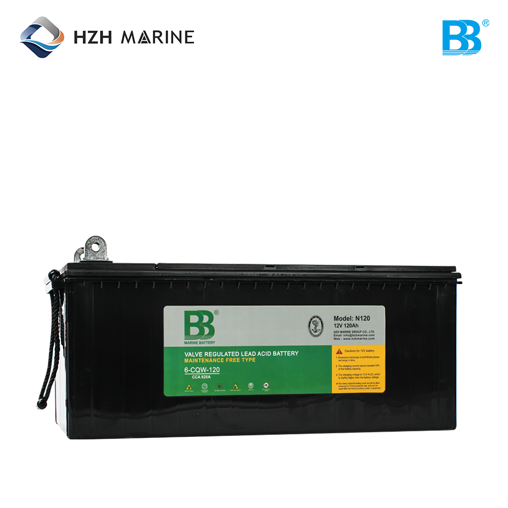 船用启动蓄电池 12V 120Ah 820A CCA 1066A MCA