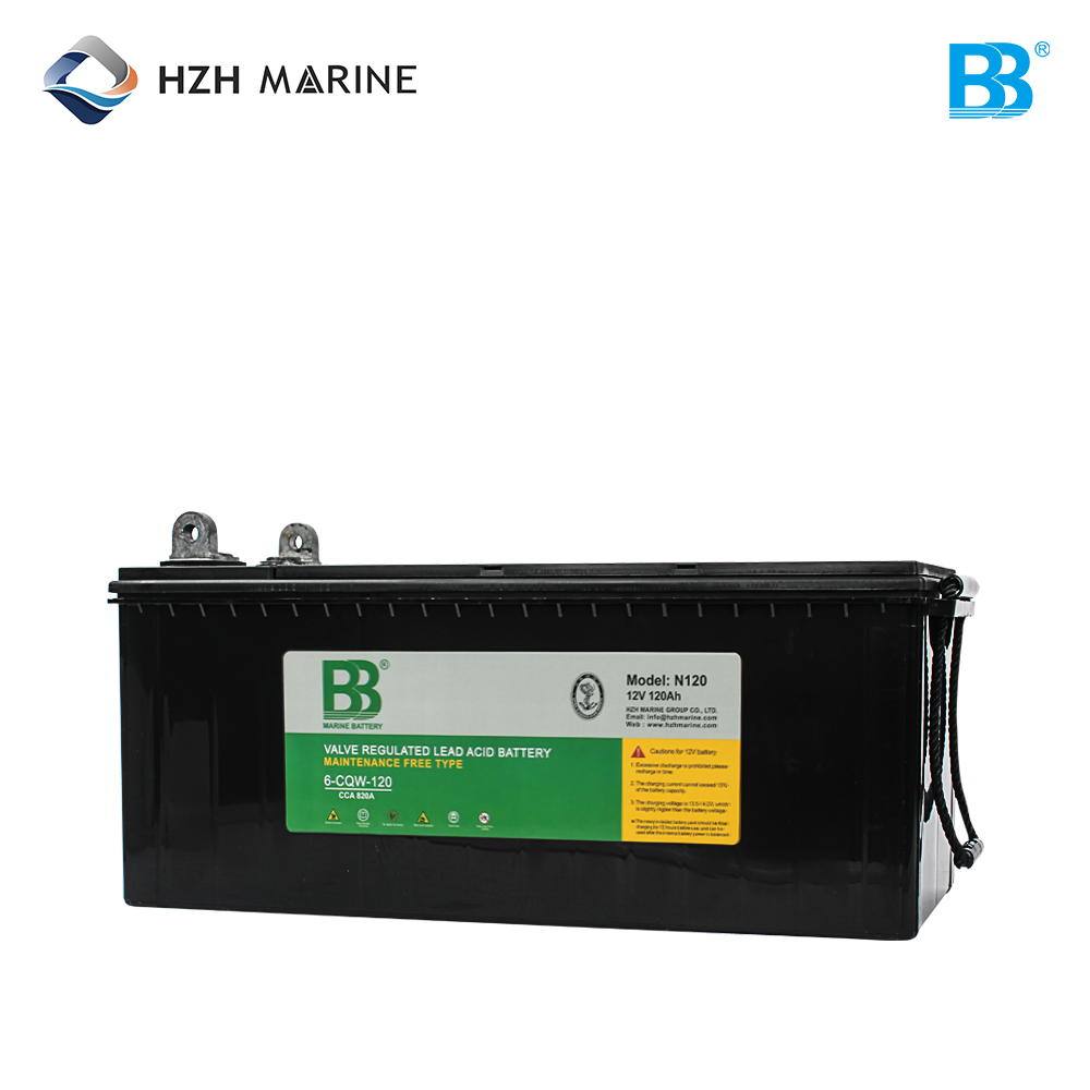 船用启动蓄电池 12V 120Ah 820A CCA 1066A MCA