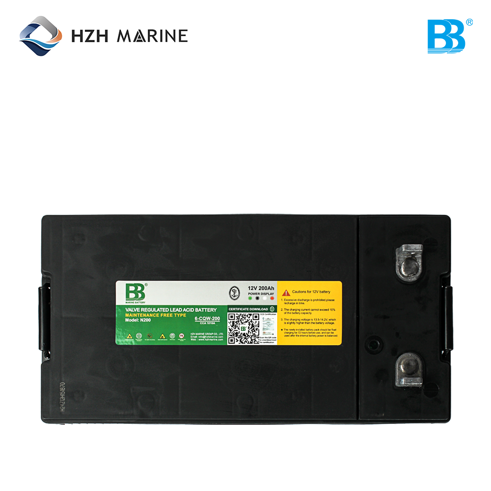 船用启动蓄电池 12V 200Ah 1010A CCA 1313A MCA
