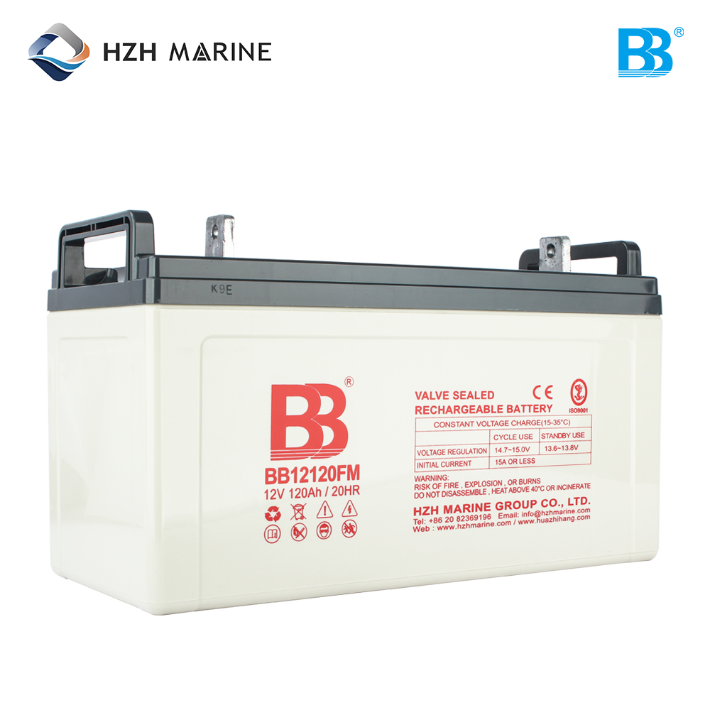 深循环船用蓄电池 12V 120Ah BB12120FM