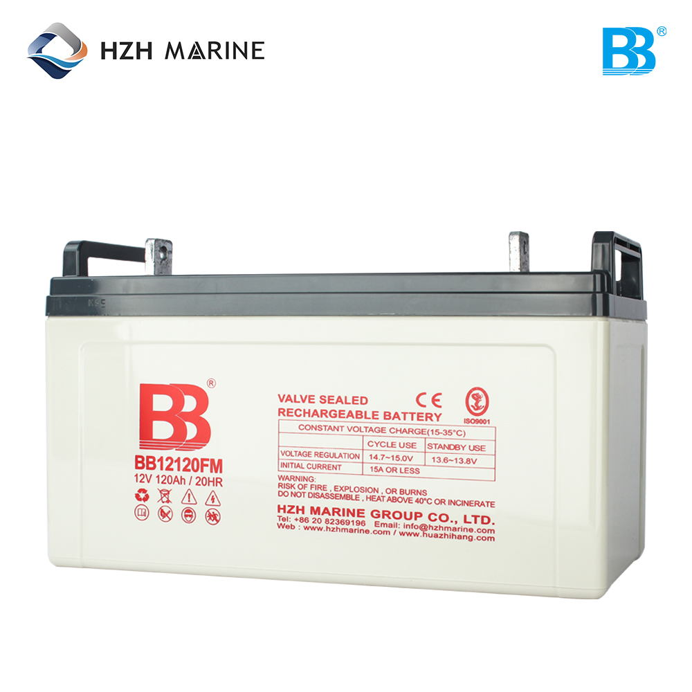 深循环船用蓄电池 12V 120Ah BB12120FM