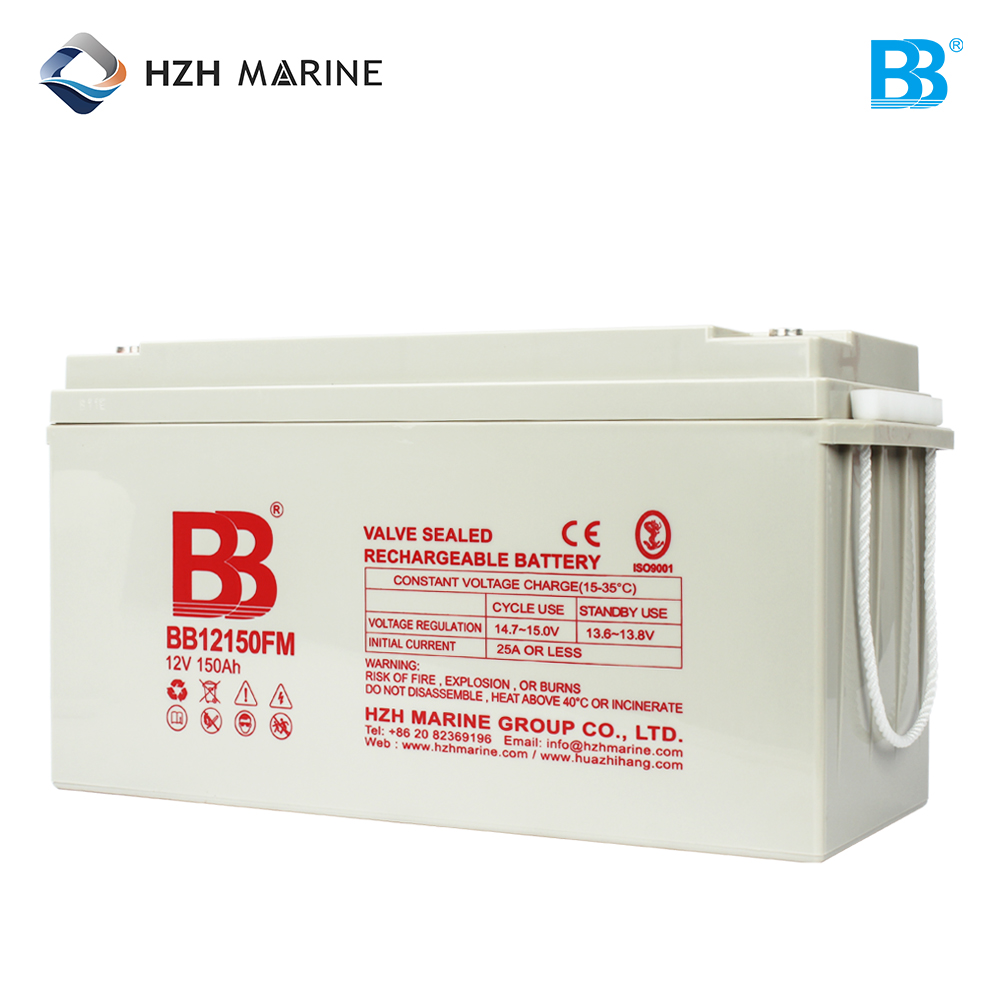 深循环船用蓄电池 12V 150Ah BB12150FM