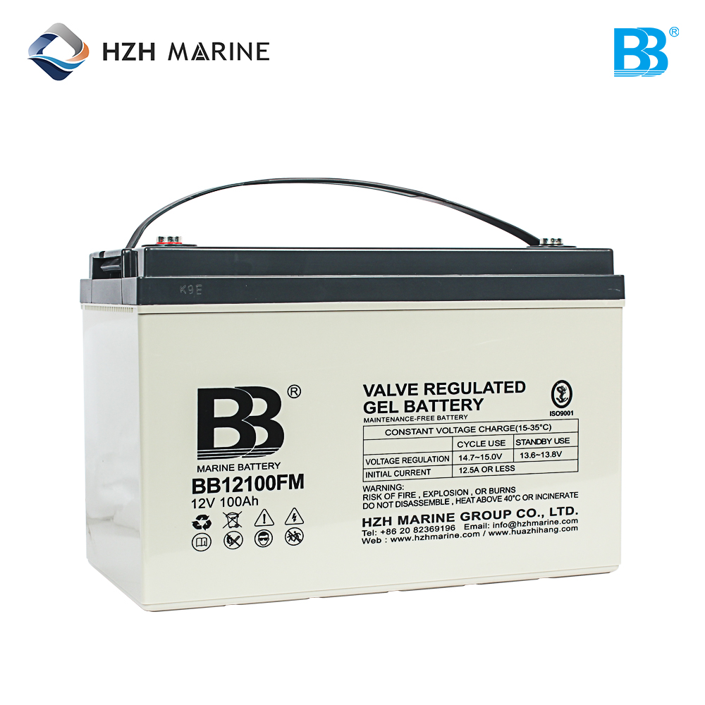 深循环船用蓄电池 12V 100Ah BB12100FM