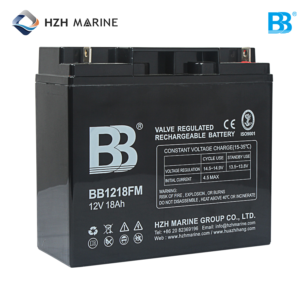 深循环船用蓄电池 12V 18Ah BB1218FM