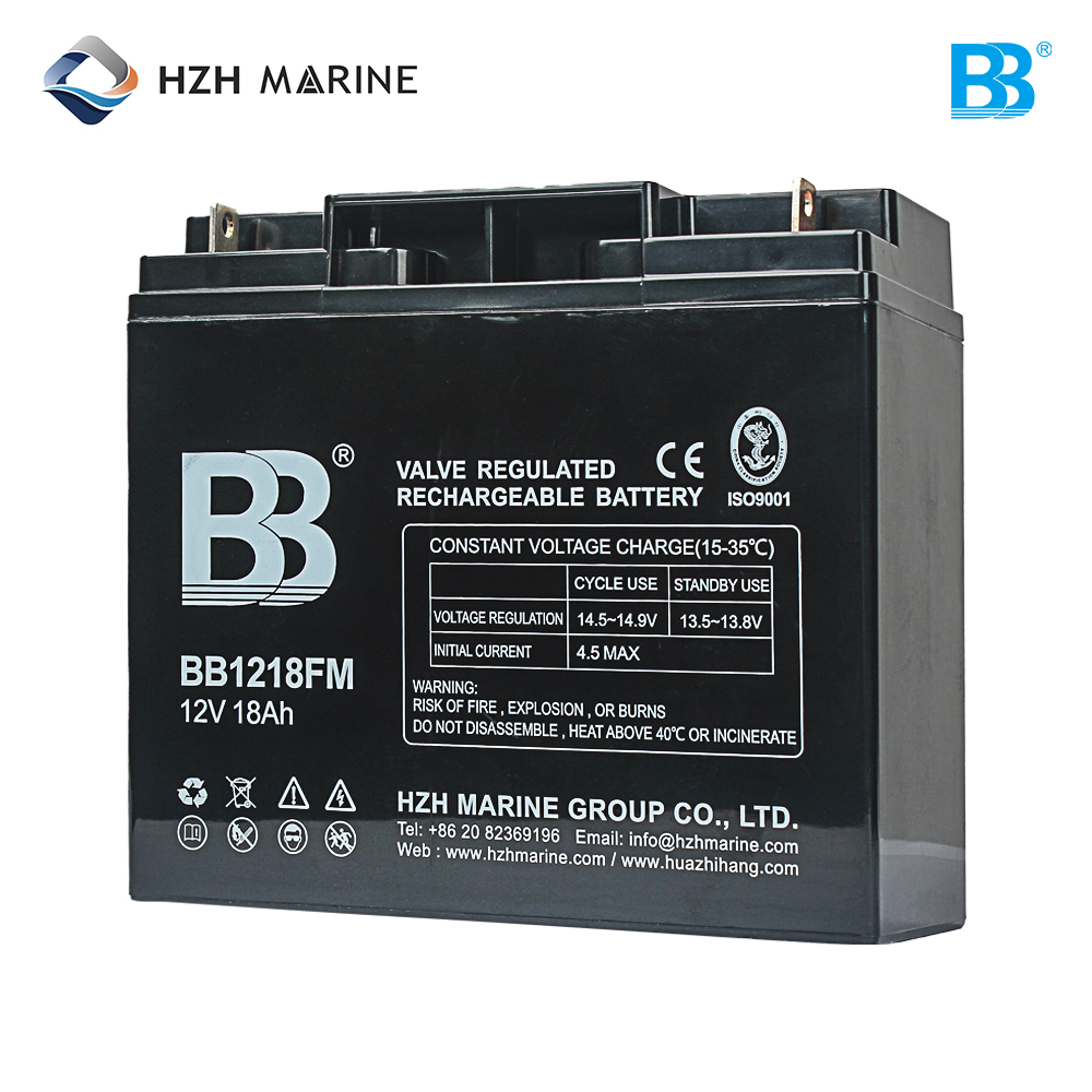 深循环船用蓄电池 12V 18Ah BB1218FM
