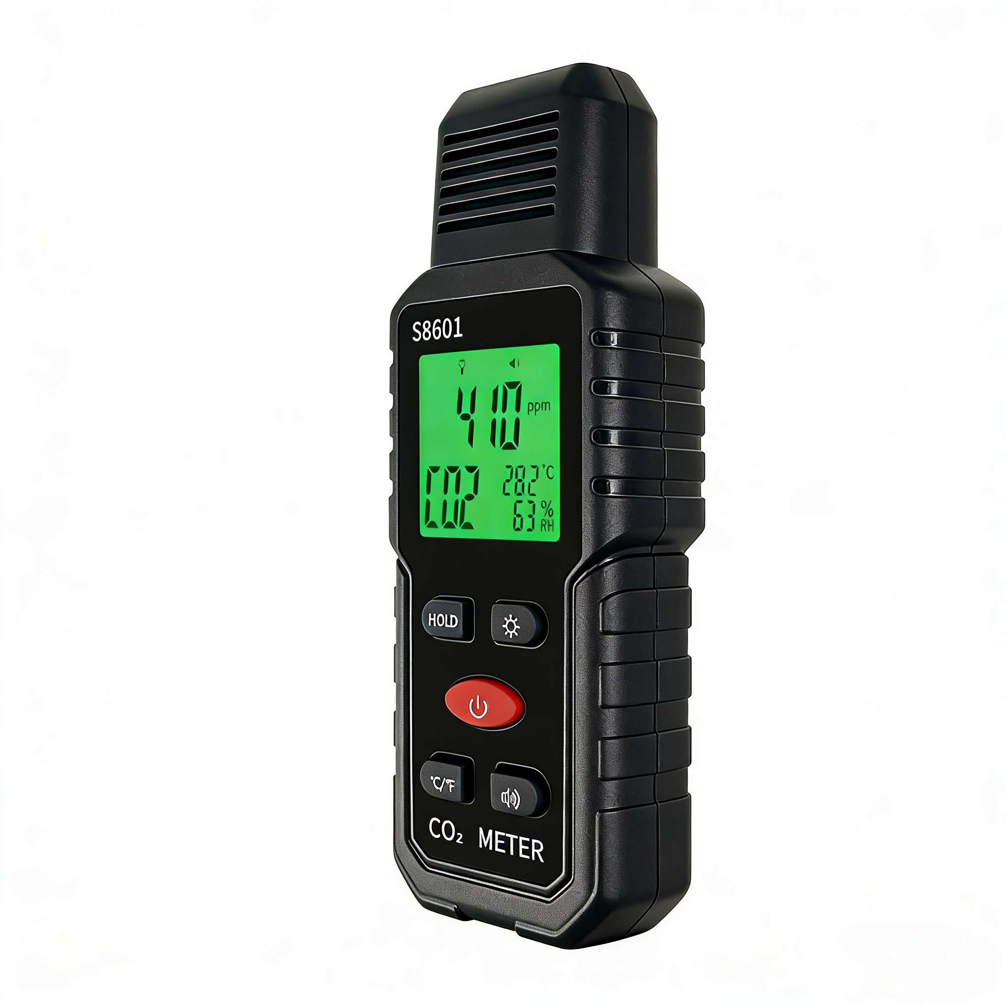 S8601/S8601A 二氧化碳检测仪 温湿度三合一空气质量监测仪