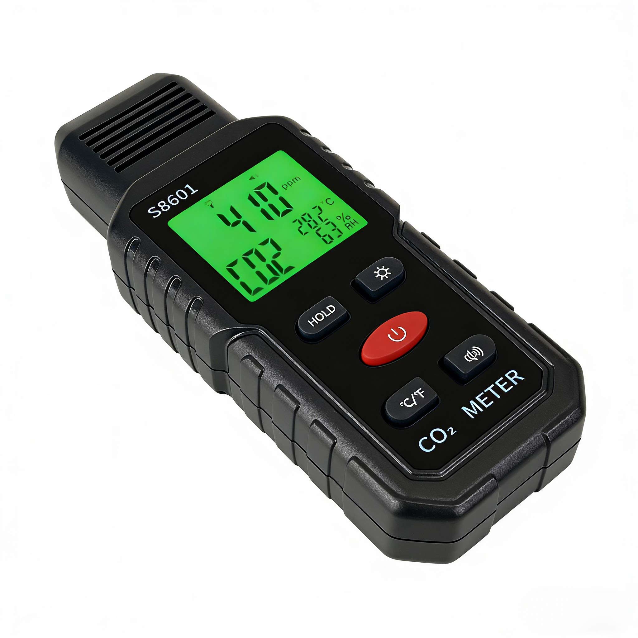 S8601/S8601A 二氧化碳检测仪 温湿度三合一空气质量监测仪