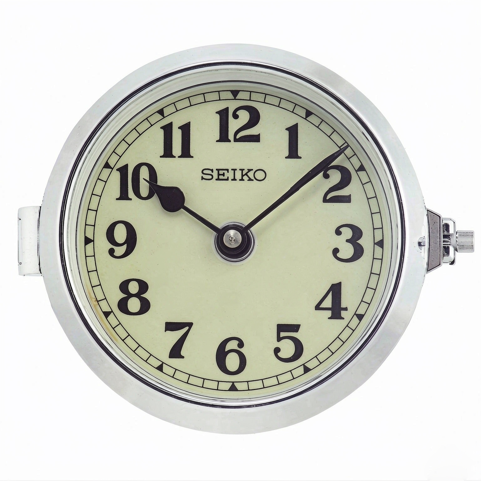 SEIKO MC-014 船用子钟 30秒嵌入式带EL背光船舶同步时钟