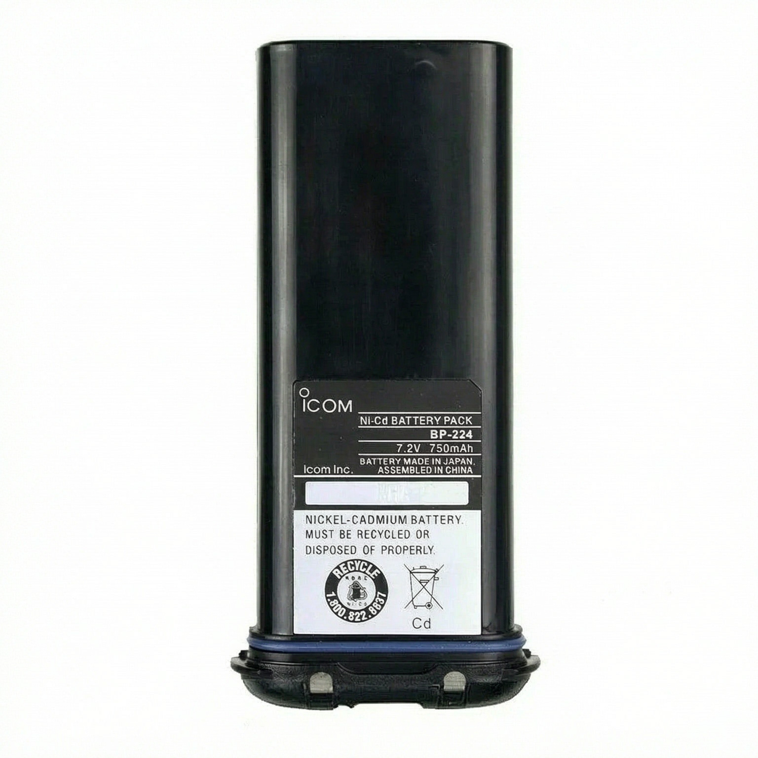 ICOM BP-224镍镉可充电电池组｜适配IC-M2A/IC-M31/IC-GM1600