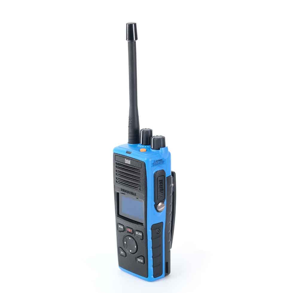 Entel DT544 VHF 海事防爆对讲机｜IP68 潜水级+IECEx 本质安全