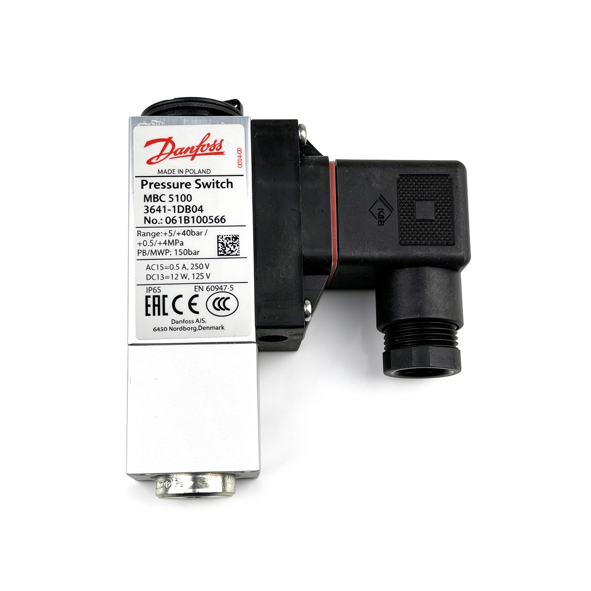 Danfoss（丹佛斯）MBC 5100 2431-1DB04船用块状压力开关